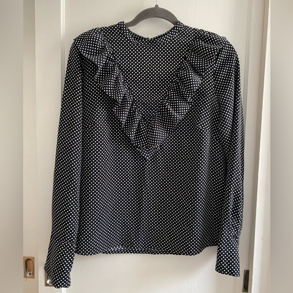 Polka dot blouse
